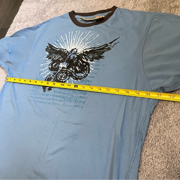 5/$25 Vintage Sargent Pepper Men's T Shirt Blue Y2k 100% Cotton M Medium - Picture 4 of 8